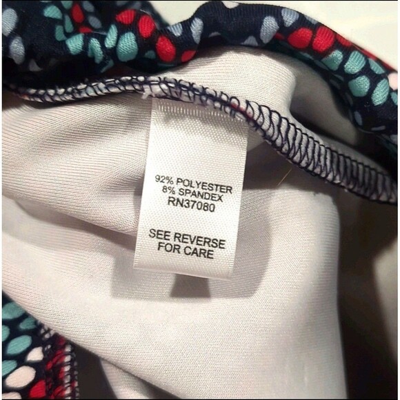 Y2K Revival Cato Skirt Womens XL Multicolor Chevron Stretch Retro Boho Mod Prepp - Picture 5 of 8